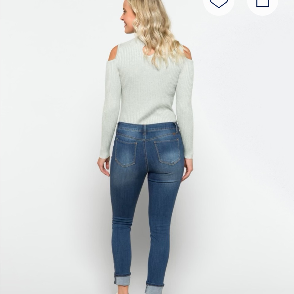 1822 Blue Women's Skinny Jeans 32 petite NWOT